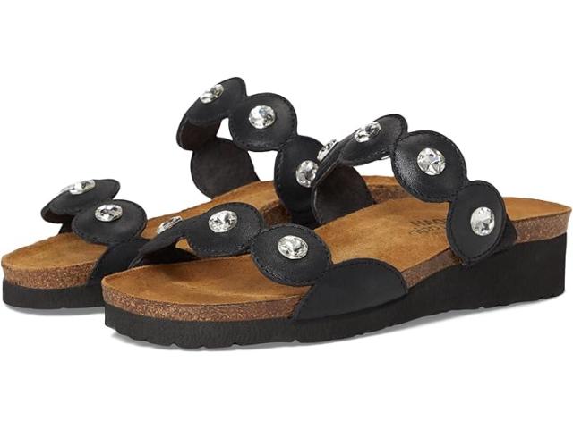 (取寄) ナオト レディース ヘイリー Naot women Hailey Black Shiny Leather