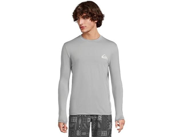 (取寄) クイックシルバー メンズ エブリデイ サーフ ティー ロング スリーブ サーフ ティー Quiksilver men Everyday Surf Tee Long Sleeve Surf Tee Smoke Gray