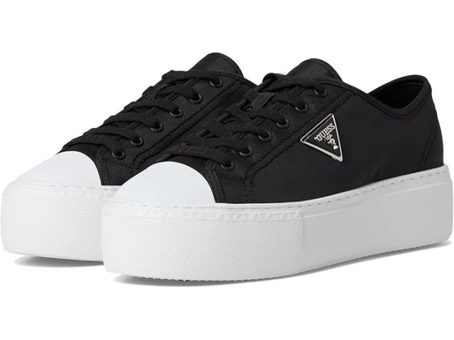 (取寄) ゲス レディース  GUESS women Joezi Black Synthetic