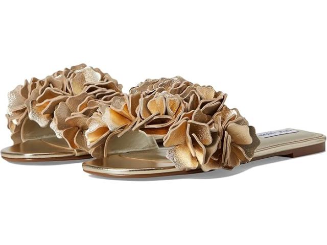 (取寄) スティーブマデン レディース フロー Steve Madden women Flo Gold Leather