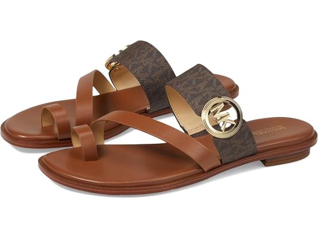 (取寄) マイケルコース レディース ヴェラ フラッツ トング MICHAEL Michael Kors women Vera Flat Thong Brown