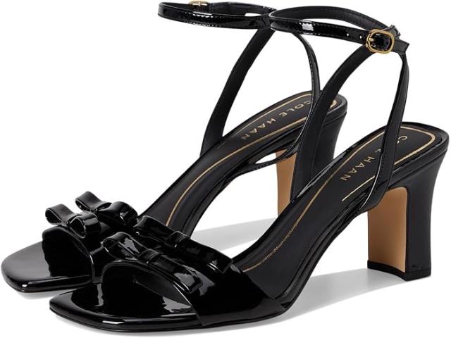 (取寄) コールハーン レディース ノエラ ボウ サンダル Cole Haan women Cole Haan Noella Bow Sandal Black Patentの通販はその他パンプス