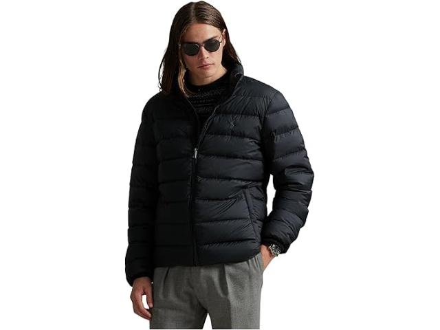 (取寄) ラルフローレン メンズ パッカブル マット ジャケット Polo Ralph Lauren men Colden Packable Matte Jacket Polo Black