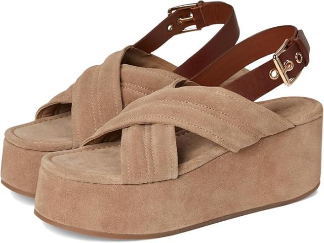 (取寄) フリーピープル レディース ビーチ パーティー プラットフォーム Free People women Beach Party Platform Fawn Suede
