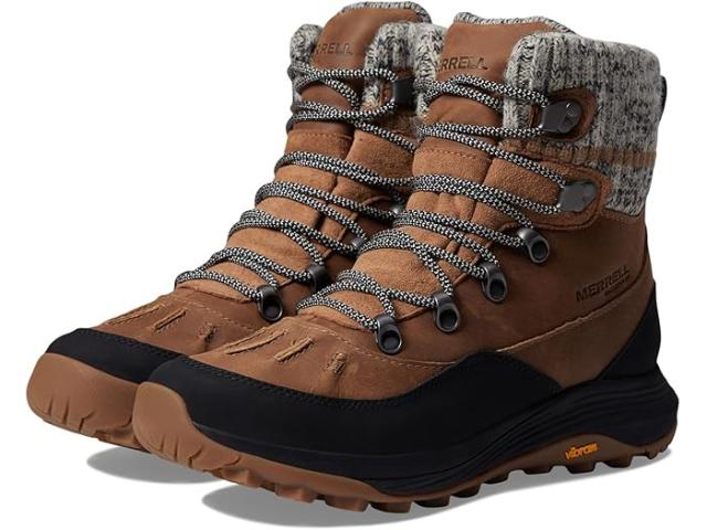 (取寄) メレル レディース サイレン 4 サーモ ミッド ジップ ウォータープルーフ Merrell women Merrell Siren 4 Thermo Mid Zip Waterproof Tobacco