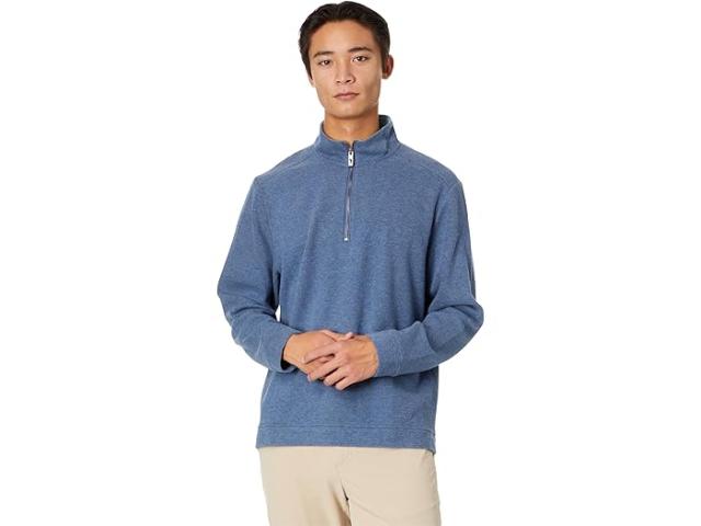 (取寄) トミーバハマ メンズ モントセラト 1/2 ジップ Tommy Bahama men Montserrat 1/2 Zip Bering Blue Heatherの通販は 27,050円