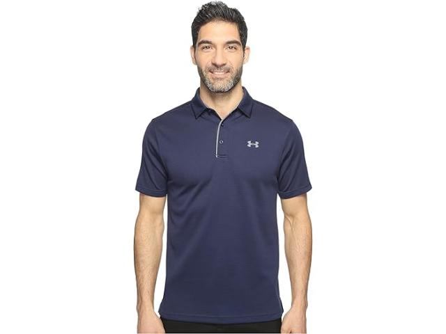 (取寄) アンダーアーマー ゴルフ メンズ テック ポロ Under Armour Golf men Under Armour Golf Tech Polo Midnight Navy/Graphite/Graphite
