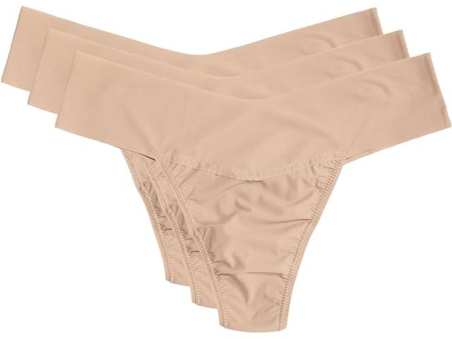 (取寄) ハンキー パンキー レディース ブレスソフト ナチュラル ライズ 3-パック Hanky Panky women Hanky Panky BreatheSoft Natural Rise 3-Pack Taupe/Taupe/Taupe