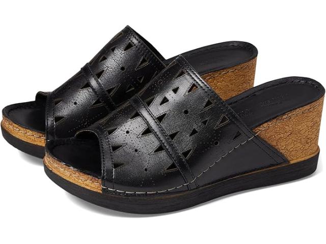 (取寄) スプリング ステップ レディース フサウェッジ Spring Step women Fusawedge Black