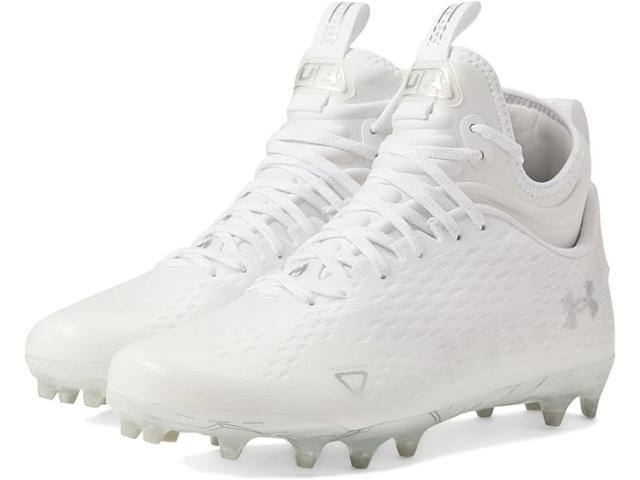 (取寄) アンダーアーマー メンズ スポットライト ラックス Mc 2.0 フットボール クリーツ Under Armour men Spotlight Lux MC 2.0 Football Cleats White/White/Metallic Silverの通販は