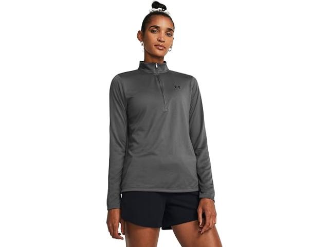 (取寄) アンダーアーマー レディース テック 1/2 ジップ ソリッド Under Armour women Under Armour Tech 1/2 Zip Solid Castlerock/Black