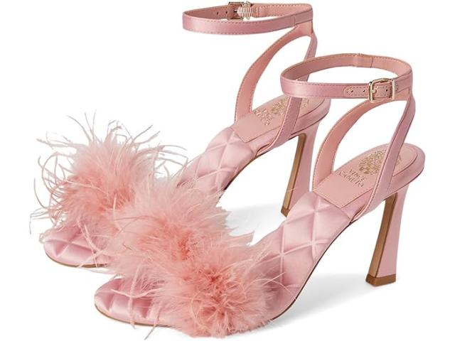 (取寄) ヴィンスカムート レディース フェザー ハイ ヒール サンダル Vince Camuto women Vince Camuto Penely Feather High Heel Sandal Blush