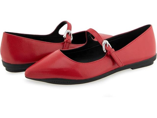 (取寄) エアロソールズ レディース ディーバ Aerosoles women Diva Racing Red Shiny Leather