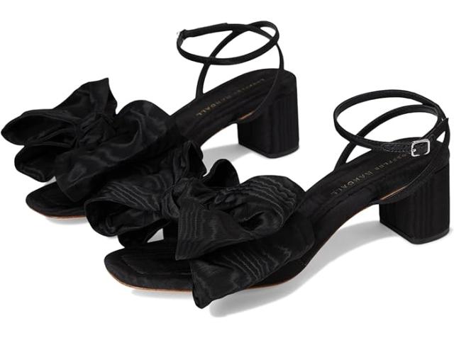 (取寄) ロフラー ランドール レディース カルメン ミッド ヒール ボウ サンダル Loeffler Randall women Carmen Mid Heel Bow Sandals Black