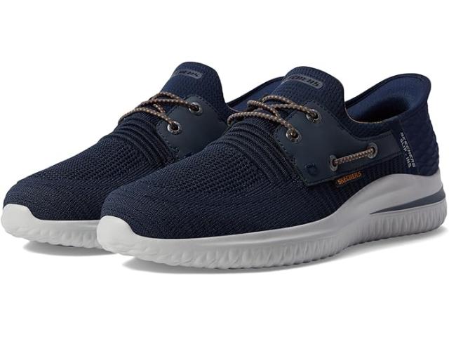 (取寄) スケッチャーズ メンズ デルソン 3.0 ロス ハンズ フリー スリップ-インス SKECHERS men Delson 3.0 Roth Hands Free Slip-Ins Navy
