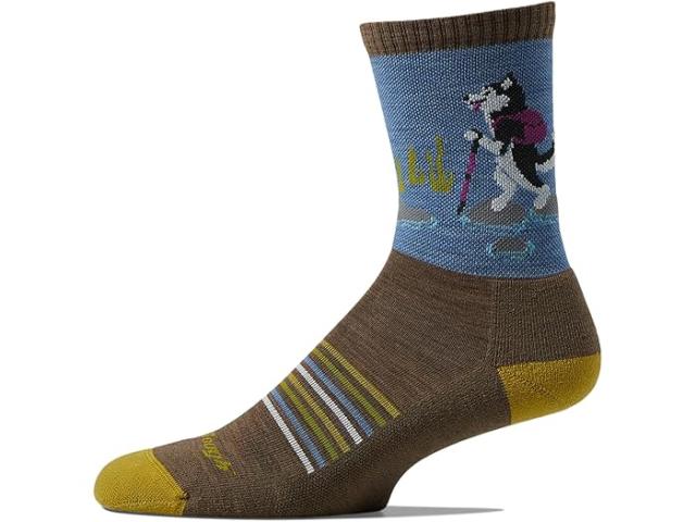 (取寄) ダーンタフバーモント レディース クリッター クラブ ミクロ クルー ライトウェイト ウィズ クッション Darn Tough Vermont women Critter Club Micro Crew Lightweight with Cushion Bark