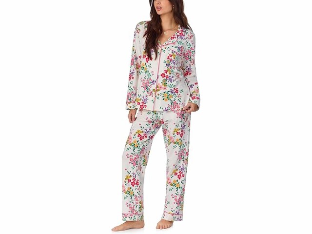 (取寄) ベッドヘッドパジャマズ レディース ロング スリーブ コットン ニット クラシック パジャマ セット Bedhead PJs women Long Sleeve Cotton Knit Classic Pajama Set Full Bloomの通販は