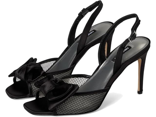 (取寄) ナインウエスト レディース  Nine West women Gergia Black Satin 001