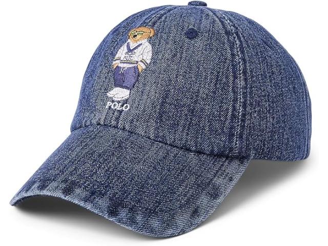 (取寄) ラルフローレン メンズ デニム ボール キャップ Polo Ralph Lauren men Denim Ball Cap Medium Washの通販は