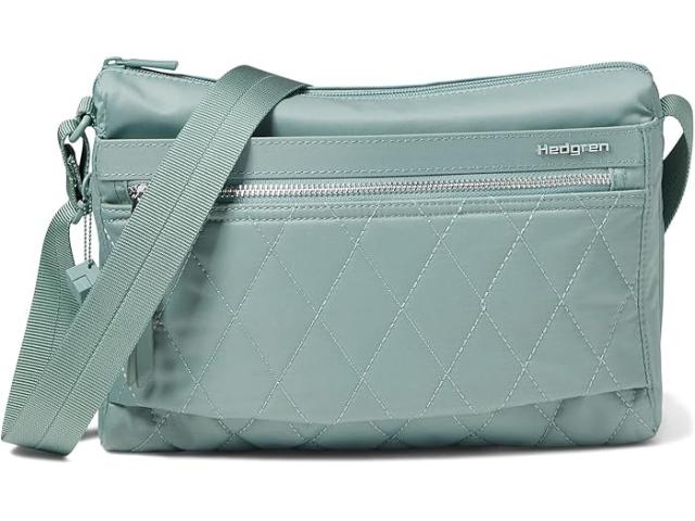 (取寄) ヘデグレン レディース アイ Rfid ミディアム ショルダー バッグ Hedgren women Hedgren Eye RFID Medium Shoulder Bag Quilted Sage