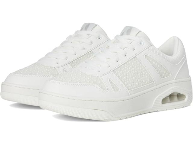(取寄) スケッチャーズ レディース ウノ コート - オピュレント パール SKECHERS women SKECHERS Uno Court - Opulent Pearls Whiteの通販は 15,244円