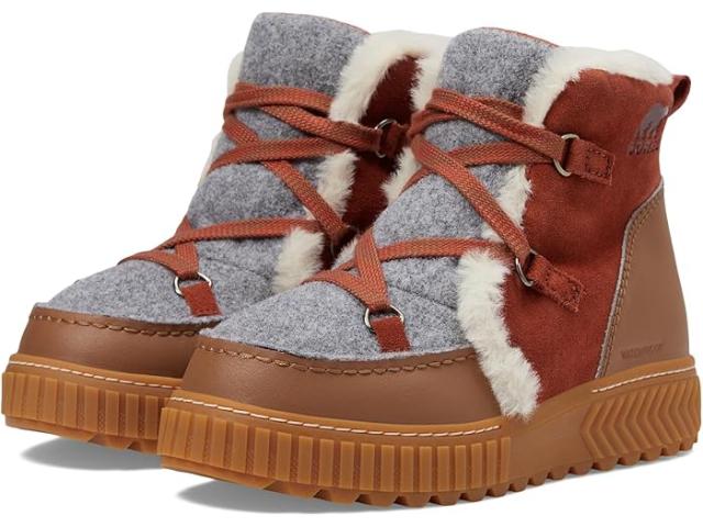 (取寄) ソレル レディース オナ アルパイン ブーツ ウォータープルーフ SOREL women ONA AVE Alpine Boot Waterproof Velvet Tan/Sanguine