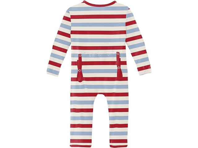(取寄) キッキー パンツ キッズ キッズ プリント カバーオール ウィズ ジッパー (インファント) Kickee Pants Kids kids Kickee Pants Kids Print Coverall with Zipper (Infant) Anniversary Balloon Stripeの通販は 8,368円