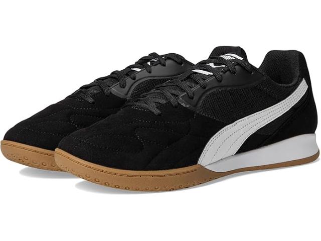 (取寄) プーマ メンズ キング トップ インドア トレーナー サッカー シューズ PUMA men King Top Indoor Trainer Soccer Shoes Puma Black-Puma White-Puma Gold