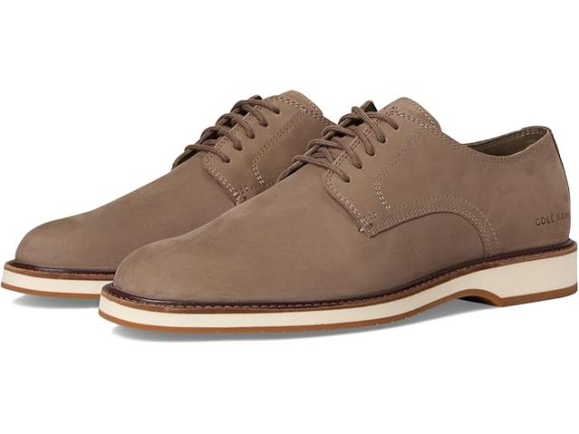 (取寄) コールハーン メンズ モース グランド プレーン トゥ オックスフォード Cole Haan men Morse Grand Plain Toe Oxfords Morel Nubuck/Silver Birch