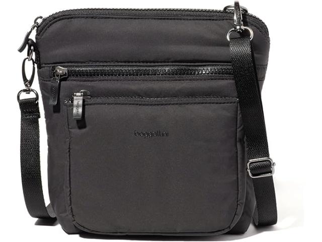 (取寄) バッガリーニ レディース モダン ポケット クロスボディ Baggallini women Baggallini Modern Pocket Crossbody Black Puff