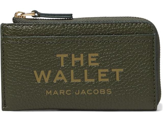 (取寄) マークジェイコブス レディース ザ レザー トップ ジップ マルチ ウォレット Marc Jacobs women The Leather Top Zip Multi Wallet Forest