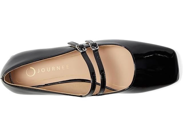 (取寄) ジュルネ コレクション レディース  Journee Collection women Gredah Patent/Black