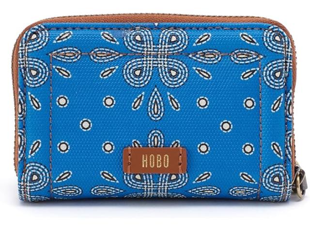 (取寄) ホーボー レディース ソーマ スモール ウォレット HOBO women Soma Small Wallet Blue Journey Bandana
