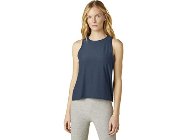 (取寄) ビヨンドヨガ レディース フェザーウェイト リバランス タンク Beyond Yoga women  Featherweight Rebalance Tank Nocturnal Navy