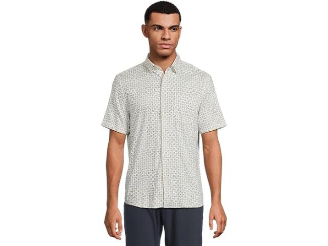 (取寄) ファリティ メンズ ショート スリーブ ムーブメント モンテレイ シャツ Faherty men Short Sleeve Movement Monterrey Shirt Stony Beach Diamond