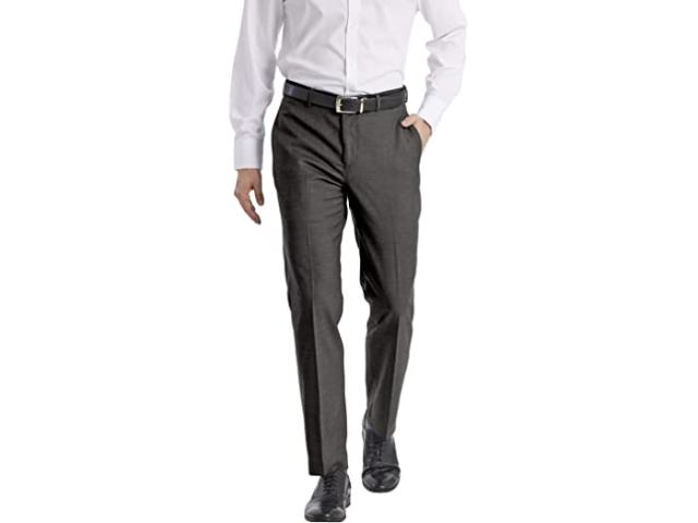 (取寄) カルバンクライン メンズ メンズ スリム フィット ドレス パンツ   men   Mens Slim Fit Dress Pant Grey