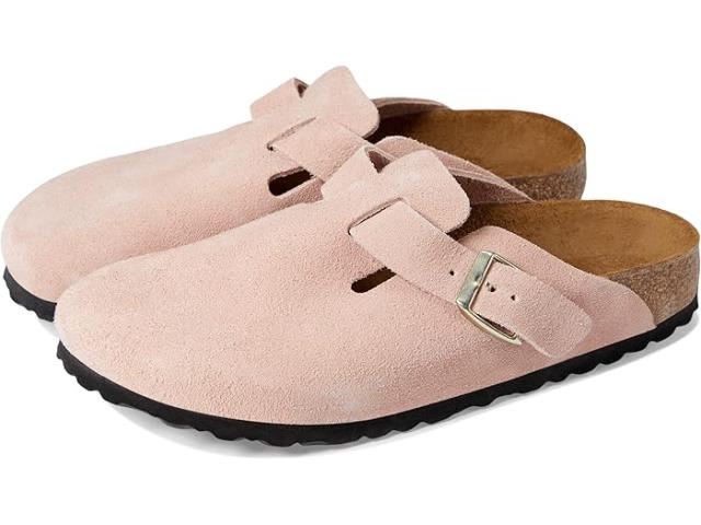 (取寄) ビルケンシュトック レディース ボストン - スエード Birkenstock women Boston - Suede Light Rose