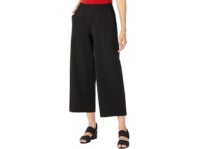 (取寄) アイリーン フィッシャー レディース ピティート ワイド アンクル パンツ Eileen Fisher women Petite Wide Ankle Pants Black