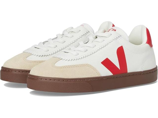 (取寄) ヴェジャ キッズ キッズ スモール ボレー (リトル キッド/ビッグ キッド) VEJA Kids kids Small Volley (Little Kid/Big Kid) White/Pekin/Bark