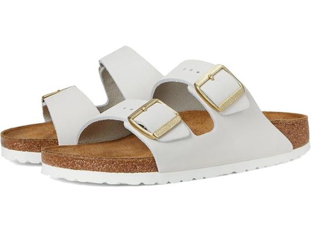 (取寄) ビルケンシュトック レディース アリゾナ - ヌバック レザー Birkenstock women Arizona - Nubuck Leather Antique White