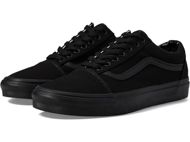 (取寄) バンズ オールド ワイド Vans Vans Old SkoolT Wide Canvas Black/Blackの通販は