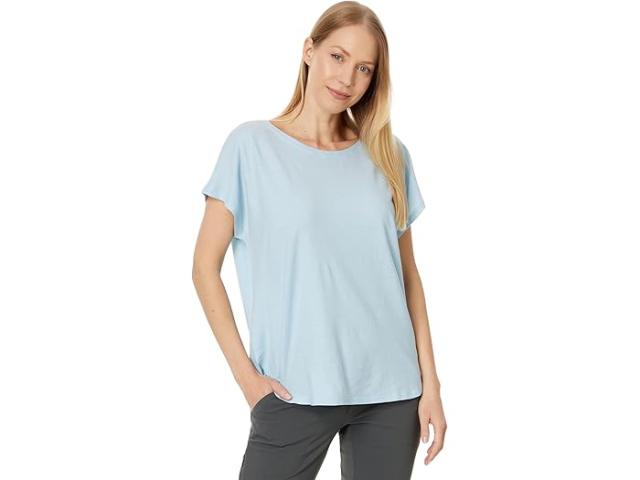 (取寄) スマートウール レディース ショート スリーブ スイング トップ Smartwool women Smartwool Short Sleeve Swing Top Winter Sky Heather