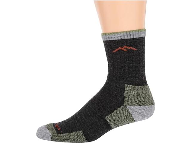 (取寄) ダーンタフバーモント メンズ ハイカー メリノ ウール ミクロ クルー ソックス クッション Darn Tough Vermont men Darn Tough Vermont Hiker Merino Wool Micro Crew Socks Cushion Lime