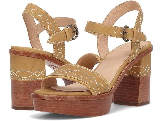 (取寄) フライ レディース ピパ ウッドストック 2 ピース プラットフォーム Frye women Frye Pipa Woodstock 2 Piece Platform Bananaの通販は