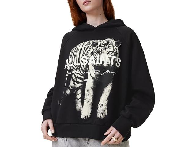 (取寄) オールセインツ レディース キット タロン フーディ AllSaints women AllSaints Kit Talon Hoody Black