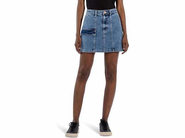 (取寄) カット フロム ザ クロス レディース ゾエ スカート シーム アット Pkt RT KUT from the Kloth women Zoe Skirt Seam At Frt-Slash Pkt Slong Rt Btm Pkts Alarmingの通販は