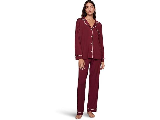 (取寄) エバージェイ レディース ジゼル - Pj セット Eberjey women Gisele - PJ Set Bordeaux/Ivory