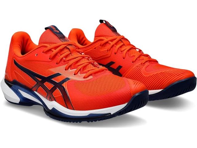 (取寄) アシックス メンズ ソリューション スピード FF 3 テニス シューズ ASICS men ASICS Solution Speed FF 3 Tennis Shoe Koi/Blue Expanseの通販は