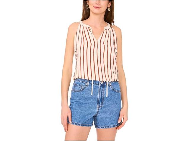 (取寄) ヴィンスカムート レディース ホルター ウィズ ネック タイ ブラウザ Vince Camuto women Halter With Neck Tie Blouse Chilli