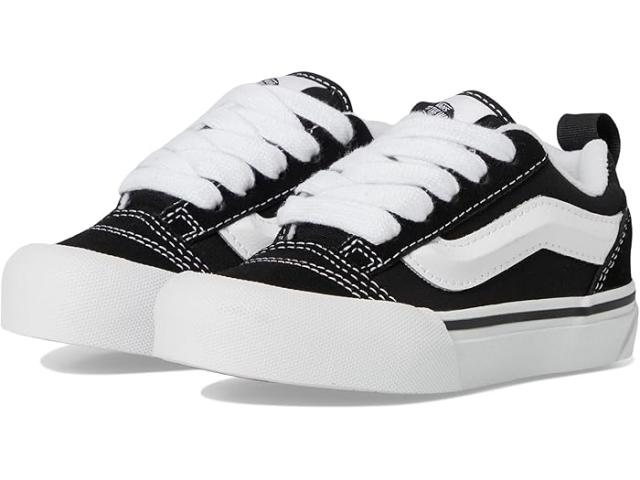 (取寄) バンズ キッズ クヌ スクール (リトル キッド) Vans Kids Knu Skool (little Kid) Black/True White
